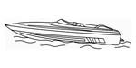 Low Profile Ski Boat
