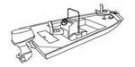 V-Shaped Jon Boat with Center Console