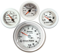 Black Five Gauge Combination Set