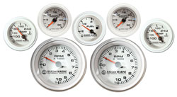 White Seven Gauge Combination Set