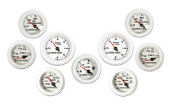 White Nine Gauge Combination Set