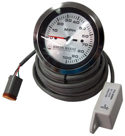 100 MPH GPS Speedometer Gauge Kit - 3-3/8