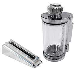 14 Ounce Billet Aluminum Outdrive Reservoir, Polished/Clear Anodized