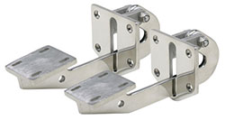 Polished Stainless Steel Long Hidden Hatch Hinges