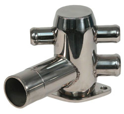 Big Block Chevy Thermostat Housing with Circulating Pump