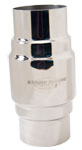 3" Cyclone "HP" Series Inline Silencer, Polished