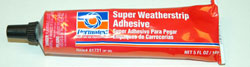 ADHESIVE, WEATHER STRIP