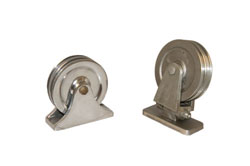 Cast Aluminum Double Swivel Type Pulley