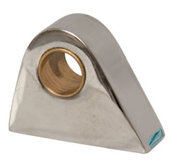 Transom Mount Pillow Blocks For Cavitation Bar - Aluminum Polished 7/8