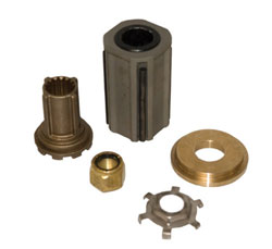 Prop Hub & Nut Kit - Solid Hub for 1-1/4