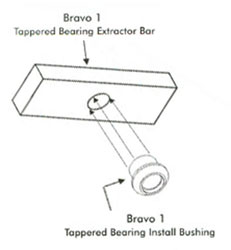 Bravo 1 Vertical Shaft & Prop Shaft Bearing Extractor / Installer - All Three Sizes as a Kit