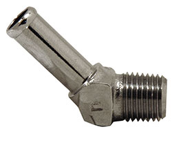 90 Degree Chrome Plated Brass 1/8