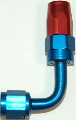 4 AN HOSE END 90 DEG