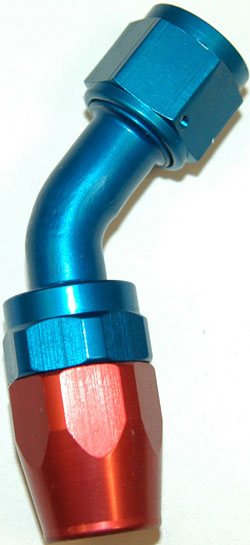 8 AN HOSE END 45 DEG