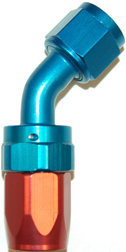 10 AN HOSE END 45 DEG