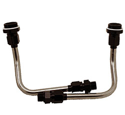 Fuel Line And Regulator Kit For 4150 Style Holley