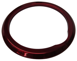 4IN BEZEL FLAT RED