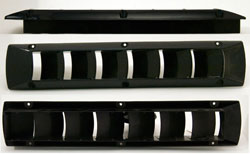 Black Plastic Vents