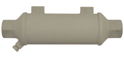 Oil Cooler - 2" Diameter, 8" Length, 1" NPT Connection