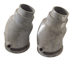 22 Degree Elbow Aluminum, Satin Finish