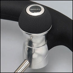 Speed Knob for Ponza and Linosa Wheels, Silver / Burl