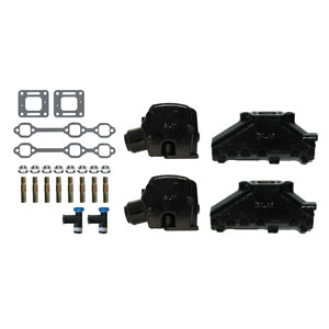 GLM Max Iron Cast Iron Replacement Exhaust System - V6 GM 1983-Present