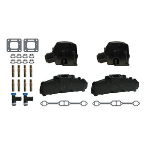 GLM Cast Iron Replacement Exhaust System - Small Block GM 1983-Present