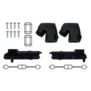 GLM Cast Iron Replacement Exhaust System - OMC V8 Small Block GM