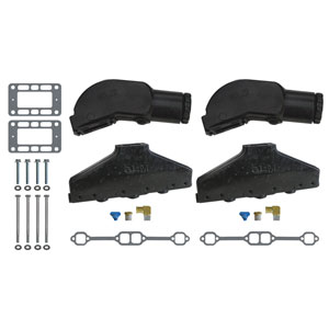 GLM Max Iron Cast Iron Replacement Exhaust System - Volvo GM Small Block