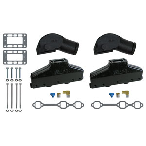 GLM Max Iron Cast Iron Replacement Exhaust System - Volvo GM V6 to 1993