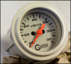 Gaffrig II Black 100 MPH Speedometer