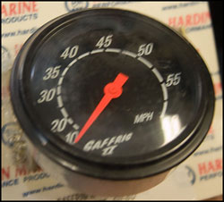 Gaffrig II Black 100 MPH Speedometer