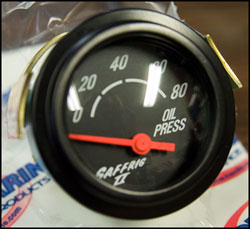 Gaffrig II Black 100 MPH Speedometer