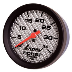 Livorsi 0-35 PSI Boost Gauge Mega & Race Rim 2-1/16