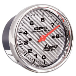 Livorsi GPS Speedometer Gauge Mega & Race Rim 3-3/8