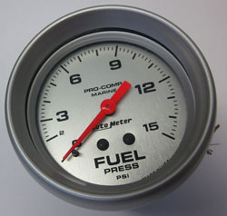 Autometer Platinum Fuel Pressure 0-15 PSI