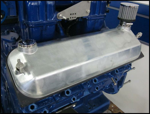 2 piece valve cover installed