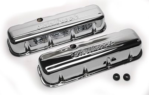 chrome plated valve covers