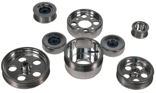 Mercury 496 Billet Serpentine Pulley Kit