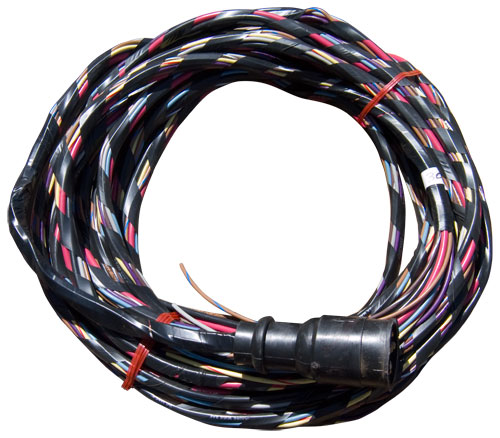 30 Ft. Boat Wiring Harness, Wired for Voltmeter and Mercury Style