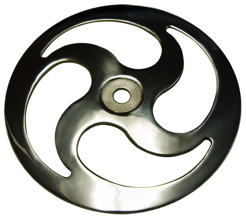 Billet Swirl-Away Sea Strainer Cap - Swirl Style