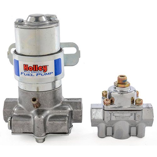 Holley Blue Pump 110 GPH Free Flowing Pre-set at 14 PSI 