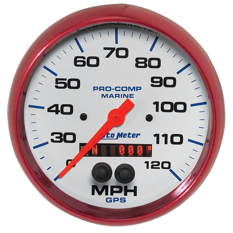 CP Performance GPS Multi Function 120 MPH Speedometer Gauge Only 45/