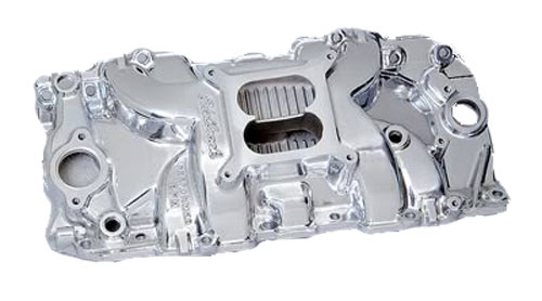 Big Block Chevy Rectangular Polished Port Performer RPM Manifold 