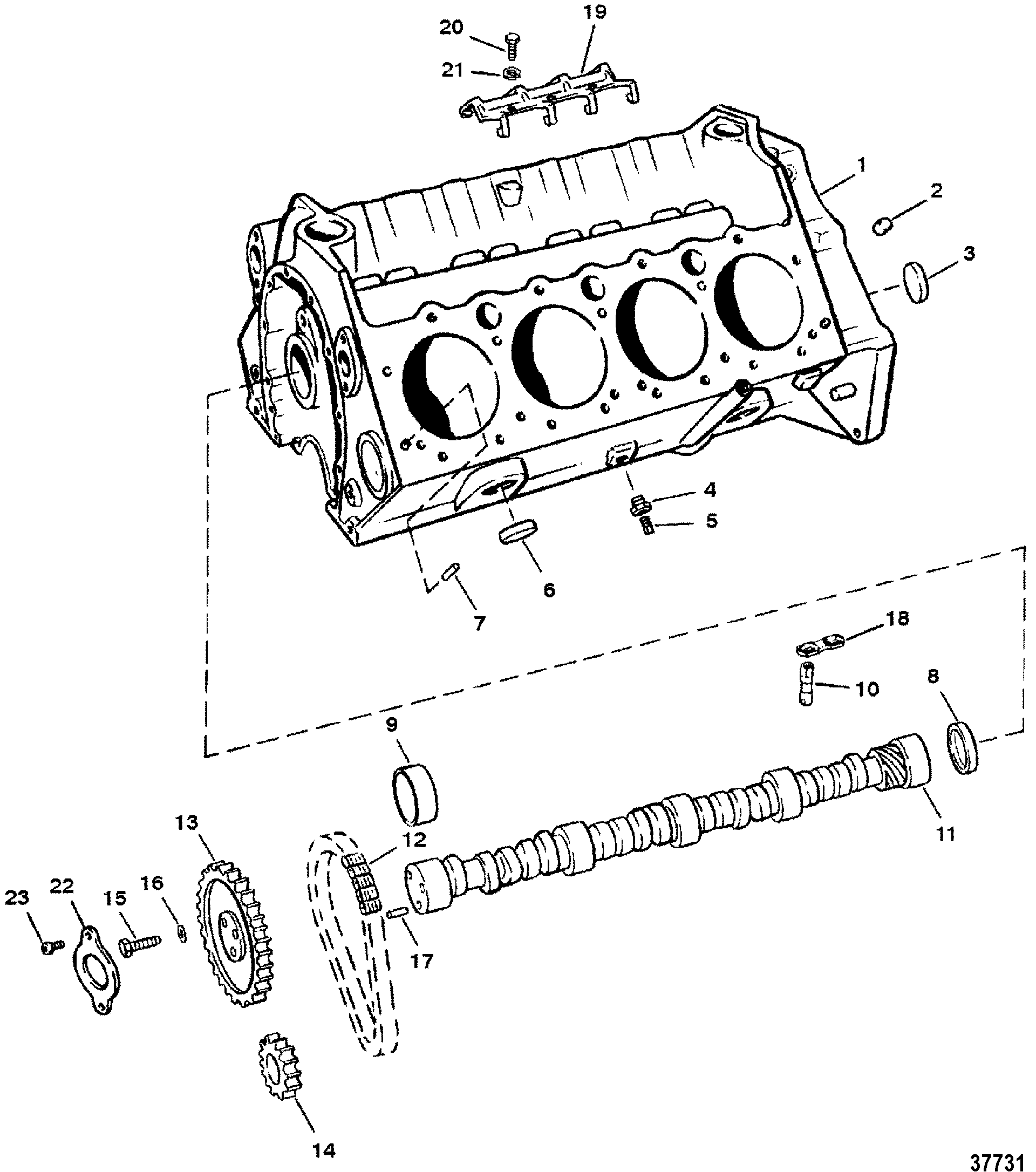 CP Performance - Cylinder Block And Camshaft (Roller Lifters) CP Performance - Cylinder Block And Camshaft (Roller Lifters)