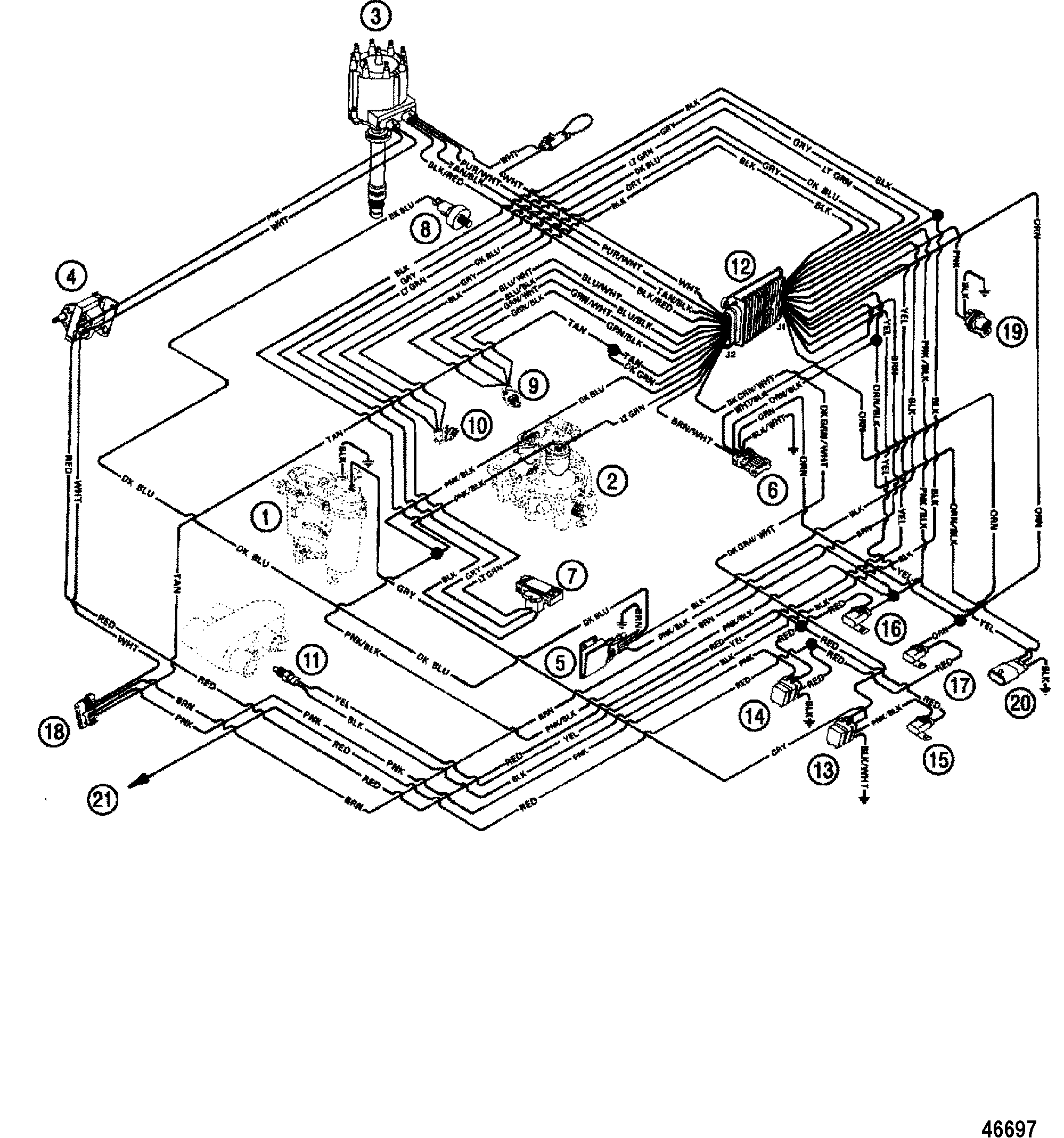 CP Performance - Wiring Harness (EFI) mallory distributor wiring diagram with msd 