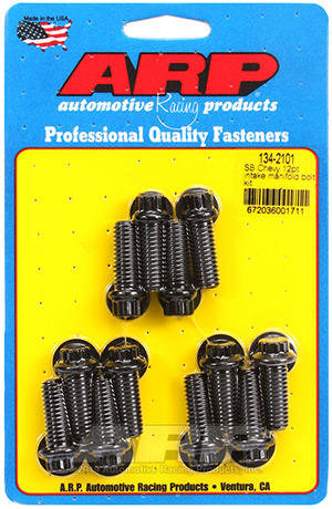SB Chevy 12pt intake manifold bolt kit (3/8 socket