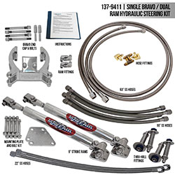 Mayfair Single Bravo/Dual Ram Add-On Hydraulic Steering Kit