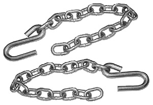 Tie Down Engineering Safety Chain With S-Hooks - Sold as Pair