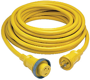 Yellow 30amp 125v Cable Set W/Led